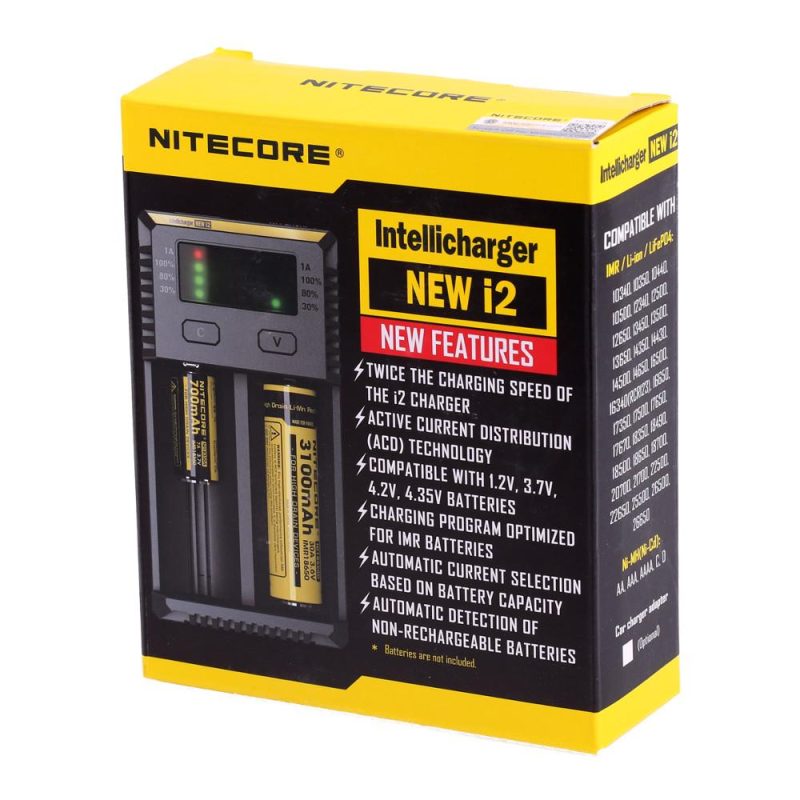 Зарядно у-во NITECORE i2, Universal Charger, LiIon & NIMH, 18650, CR123, AA, AAA, C, D - Image 3