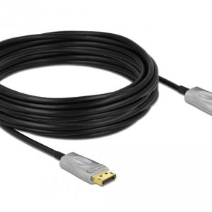 Оптичен кабел Delock, Активен, DisplayPort 1.4, 8K, 10 m