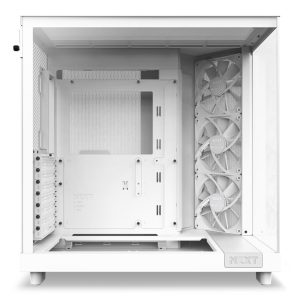 Кутия NZXT H6 Flow Matte White - Middle Tower - Image 7