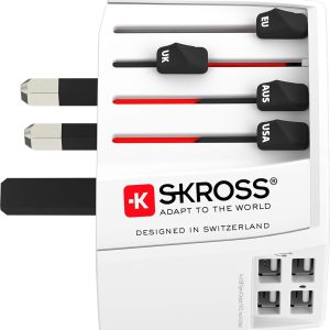 Адаптер SKROSS PRO MUV 4 x USB-A, 1.302961, World, Бял - Image 2
