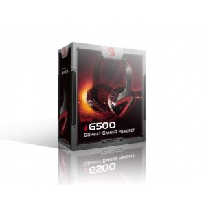 Геймърски слушалки A4TECH Bloody Combat G500, Микрофон, Черно/Червено - Image 6