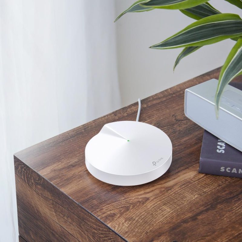 Безжичен рутер TP-Link Deco M5, AC1300, 2.4/5 GHz, 400 -  867 Mbps, Gigabit, (3-pack) - Image 7