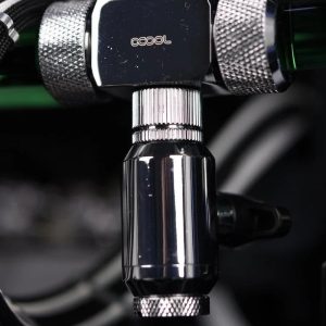 Сферичен кран Alphacool, Вътрешна резба G1/4, Хром - Image 5