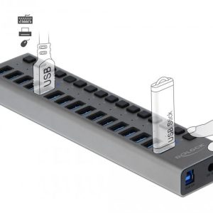 USB хъб Delock, 16 Ports, DELOCK-63739 - Image 2