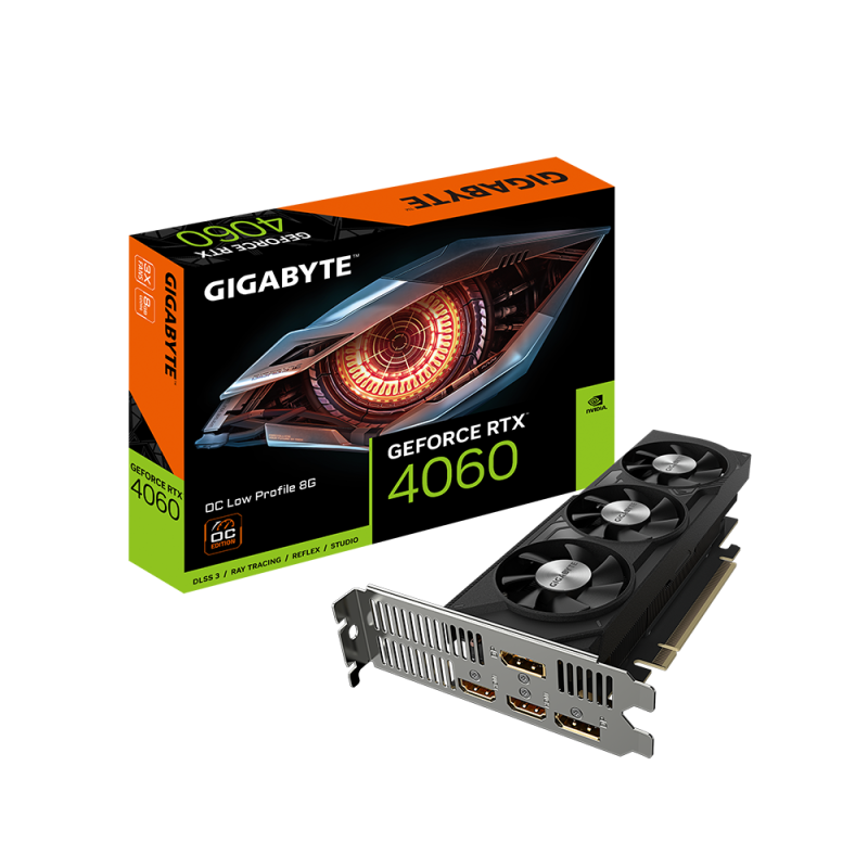 Видео карта GIGABYTE RTX 4060 OC Low Profile 8GB GDDR6 - Image 6