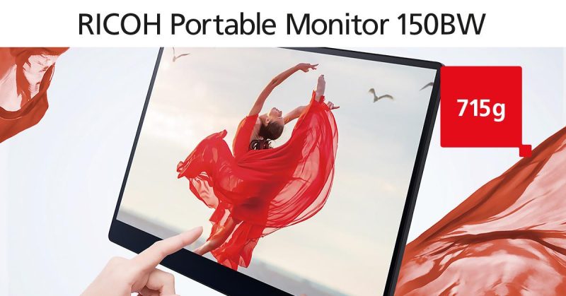 Преносим тъч монитор  RICOH 150BW, OLED, 15.6", 715 г, USB-C, Li-Ion 3740mAh - Image 11