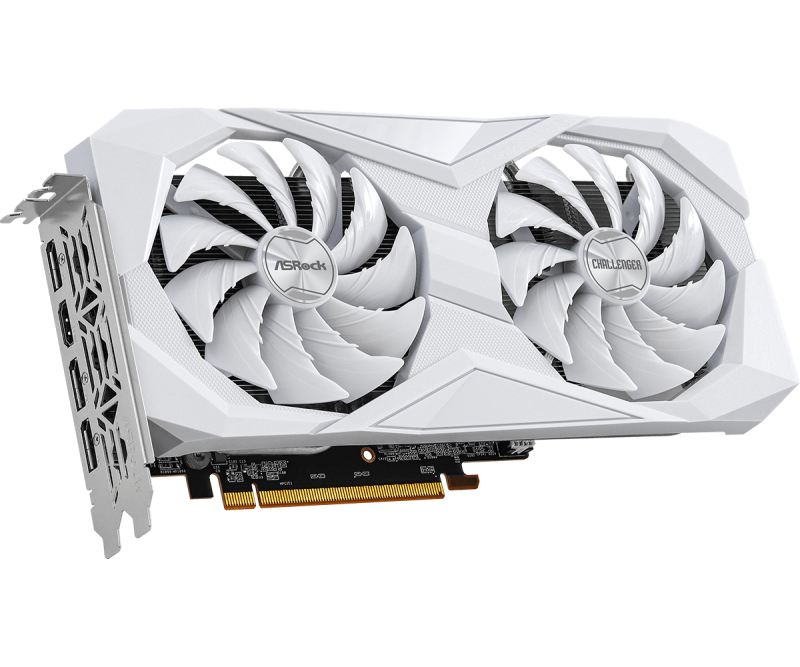 Видеокарта ASRock AMD Radeon RX 6600 Challenger White 8GB - Image 3