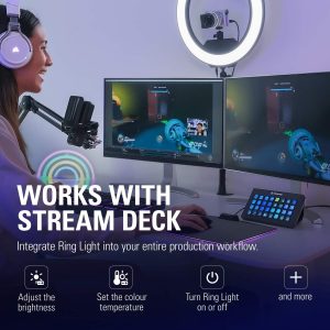 Осветление за стрийм Elgato Ring Light, Черна - Image 7