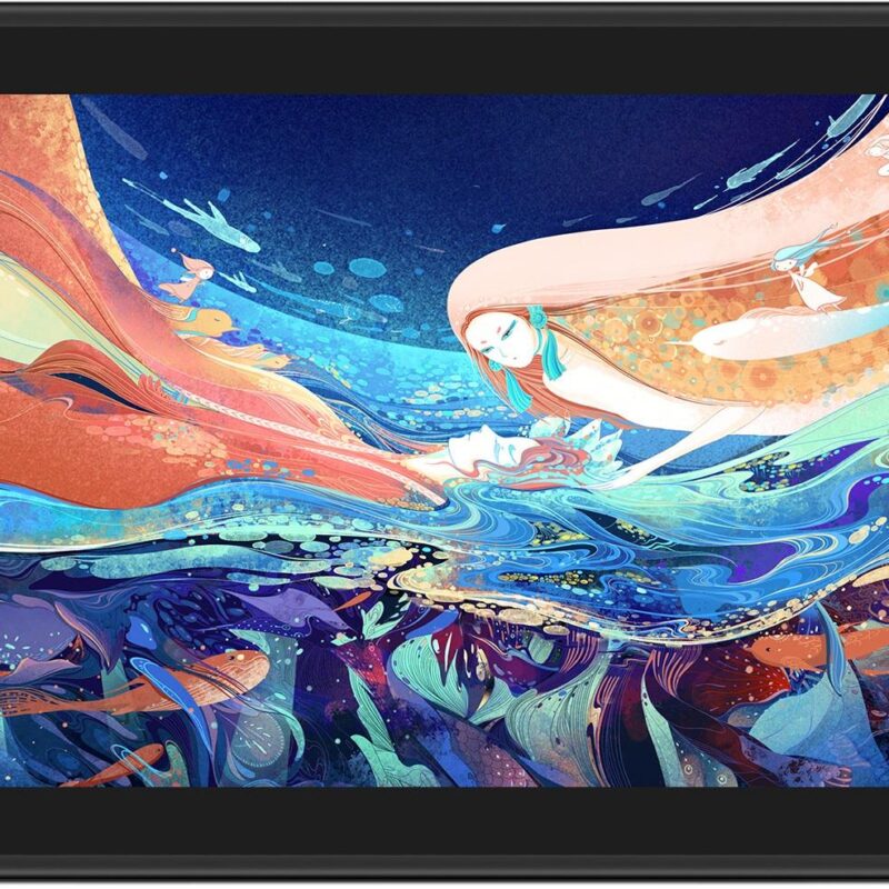 Графичен дисплей таблет HUION Kamvas Pro 13, 13.3", 2.5K 2560 x 1600, Черен