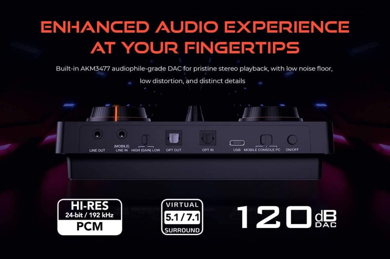 Външна звукова карта Creative Sound Blaster GC7, USB-C, Super X-FI, PC, Mac, PS 4/5, Xbox, Nintendo Switch - Image 3