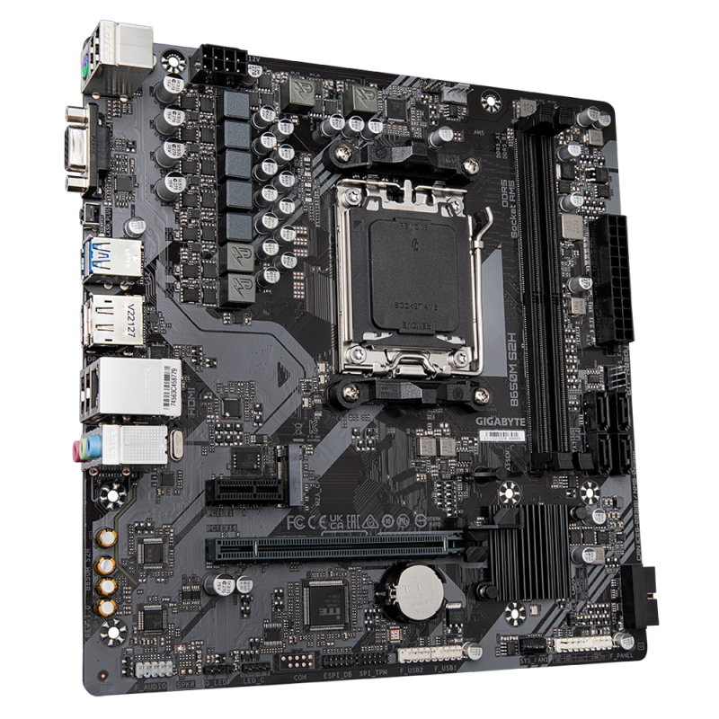 Дънна платка GIGABYTE B650M S2H socket AM5 - Image 2