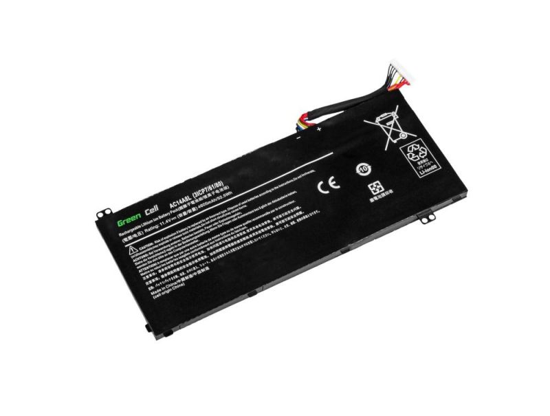 Батерия  за лаптоп GREEN CELL,  Acer Aspire Nitro V15 VN7-571G VN7-572G VN7-591G VN7-592G i V17 VN7-791G VN7-792G AC14A8L, 11.4V, 3800mAh - Image 2
