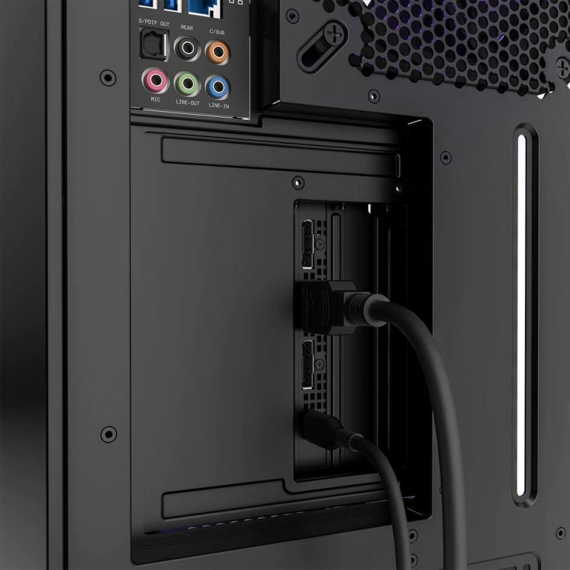 Брекет и кабел NZXT H7 Vertical GPU Mounting Kit, за вертикален монтаж на видео карта, Черен - Image 6