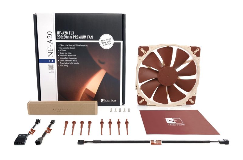 Вентилатор Noctua NF-A20 FLX 200x200x30mm - Image 4