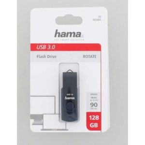 USB памет HAMA Rotate, 128GB, USB 3.0 90 MB/s, Петролно синьо - Image 4