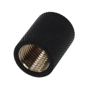 Муфа Alphacool, Вътрешна резба G1/4 AG - G1/4 AG, Черен мат