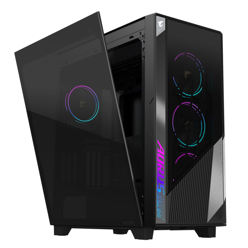 Кутия Gigabyte AORUS AC500 ST, Tempered Glass, RGB Fusion 2.0, Mid Tower - Image 3