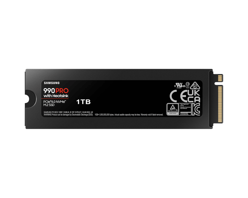 SSD SAMSUNG 990 PRO с Heatsink, 1TB, M.2 Type 2280, MZ-V9P1T0CW - Image 4