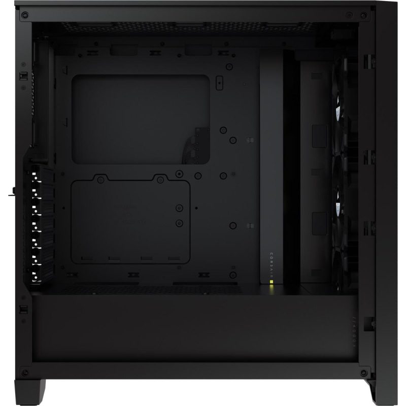 Кутия Corsair iCUE 4000X RGB Mid Tower, Tempered Glass, Черна - Image 4