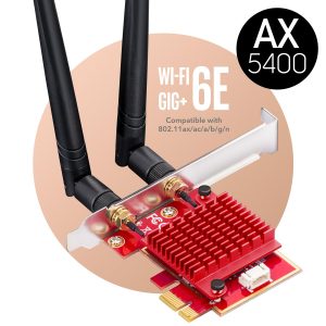 Мрежова карта Cudy WE3000S, PCIe, 3-бандов, 2.4/5~/6 GHz, 574 - 2400 Mbps - Image 2