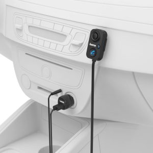 Блутут приемник за кола HAMA AUX-In, USB зарядно, 2.1 A, Свободни ръце, 14167 - Image 2