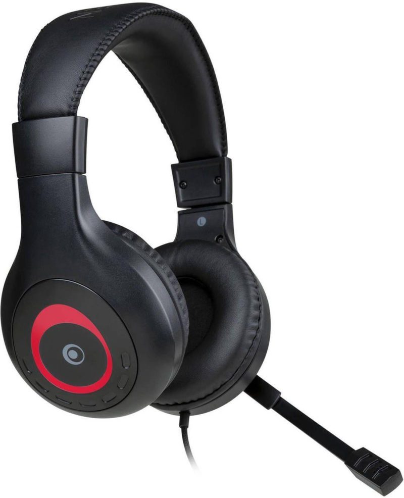 Геймърски слушалки Nacon Bigben Nintendo Switch Headset V1, Микрофон, Черен/Червен - Image 2
