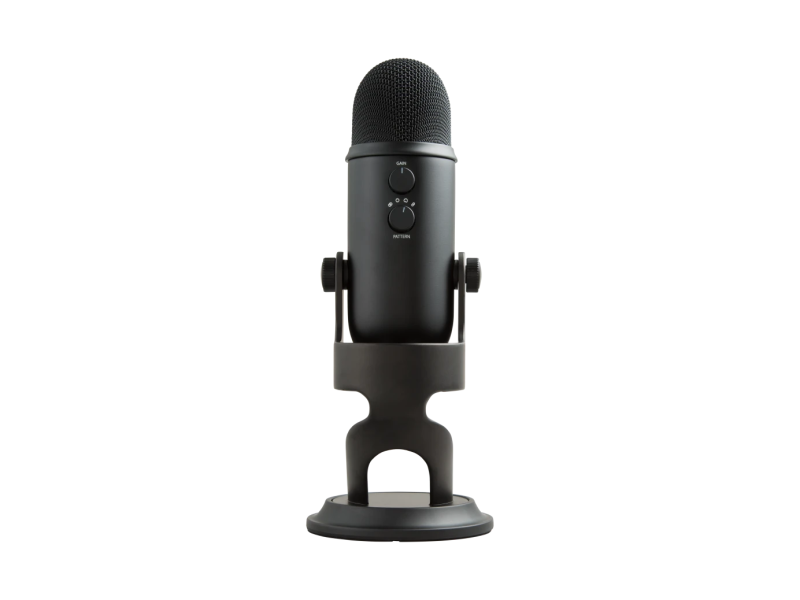 Настолен микрофон Logitech Blue YETI - Blackout - Image 3