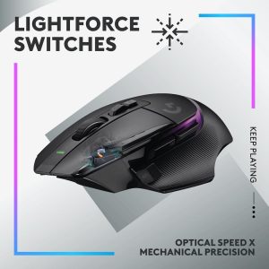 Геймърска мишка Logitech G502 X Plus Black Lightsync RGB - Image 2