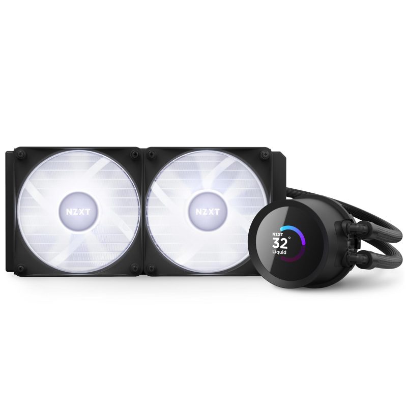 Охладител за процесор NZXT Kraken 240 RGB Black, LCD Display - Image 10