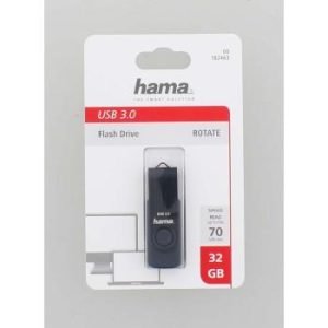 USB памет HAMA Rotate, 32GB, UBS 3.0 70 MB/s, Петролно синьо - Image 4
