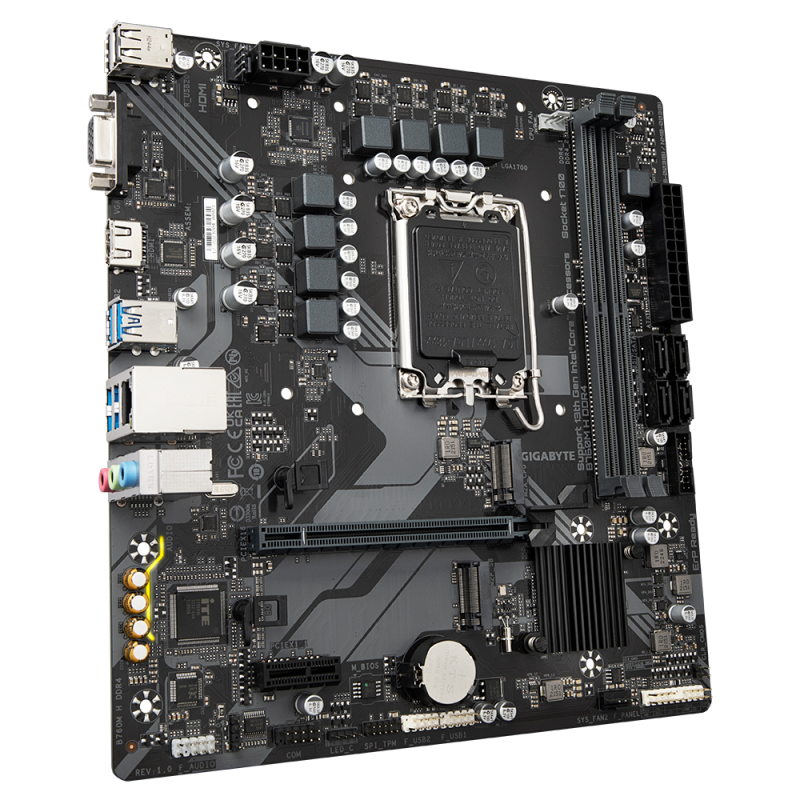 Дънна платка GIGABYTE B760M H, socket 1700 - Image 3