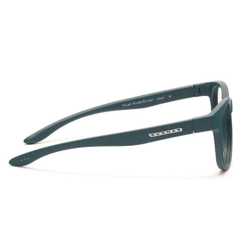 Детски компютърни очила GUNNAR Rush Kids Small, Clear Natural, Зелен - Image 3
