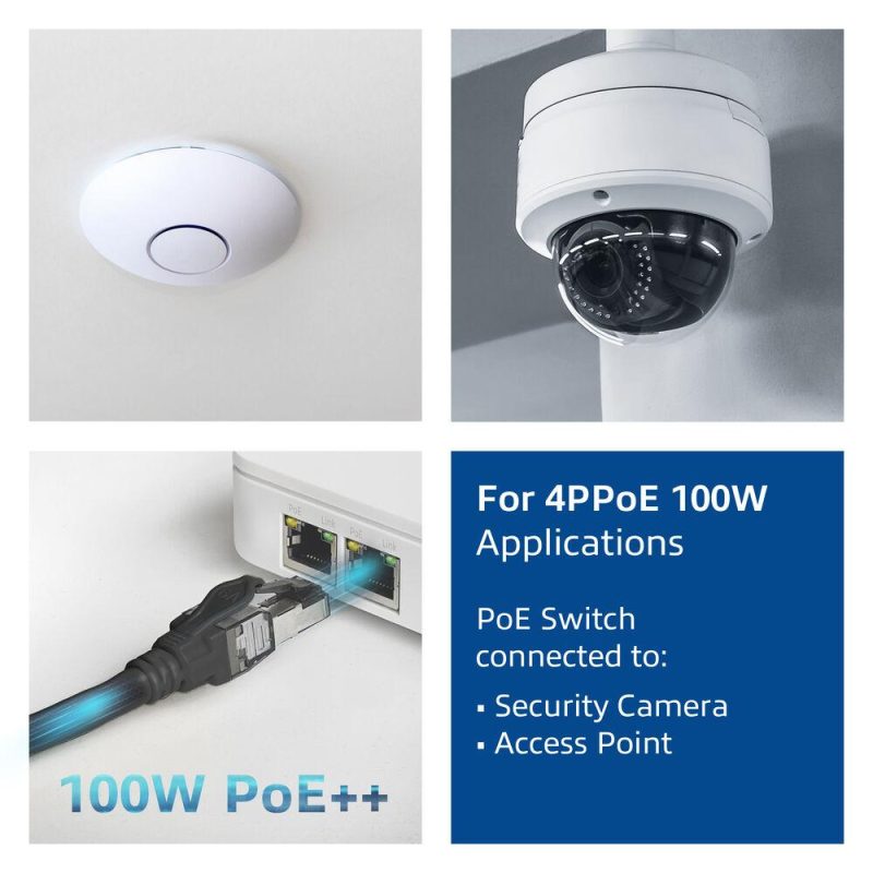 Мрежов пач кабел ACT S/FTP, CAT6A IDC 4PPoe/PoE++100W LZSH, 3.0 m - Image 3