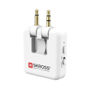 Аудио адаптер Skross, 3.5 mm жак към Bluetooth, Бял - Image 4