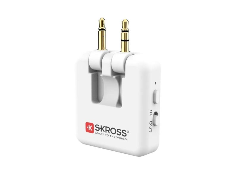 Аудио адаптер Skross, 3.5 mm жак към Bluetooth, Бял - Image 4