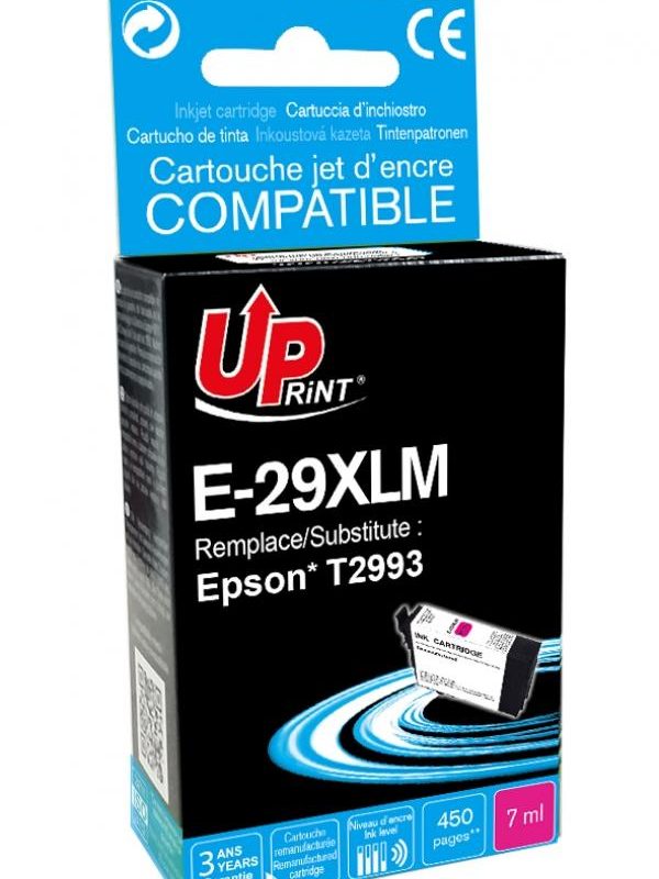Мастилница UPRINT T2993, EPSON 29XL, XP-235/332/335/432/435, 7 ml, 450, Magenta