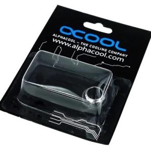 Адаптер Alphacool HF, Двоен нипел, G1/4 - G1/4, О-пръстен, Сребрист - Image 2