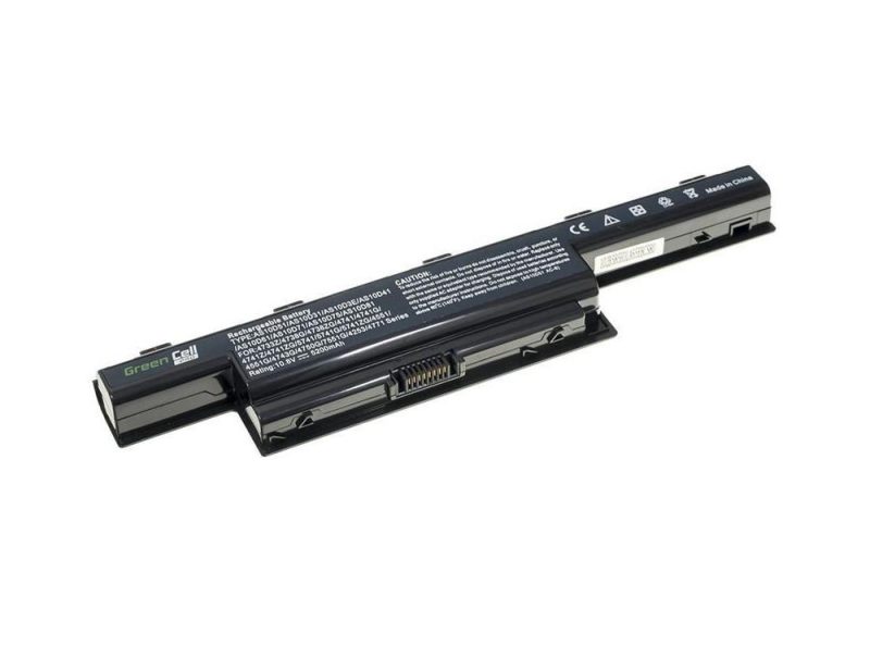 Батерия  за лаптоп GREEN CELL, Acer Aspire 5733 5741 5742 5742G 5750G E1-571 TravelMate 5740 5742 AS10D, 11.1V, 5200mAh - Image 2
