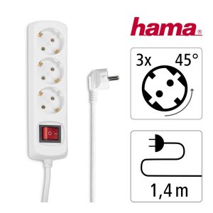 Разклонител HAMA, 3гнезда, 30382 - Image 4