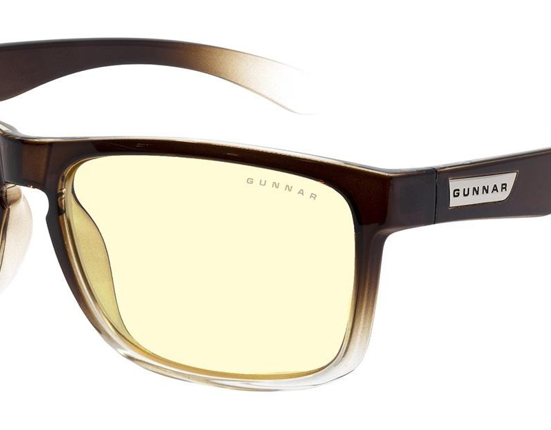 Компютърни  очила GUNNAR Intercept Latte Fade, Amber, Кафяв