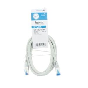 Мрежов пач кабел HAMA F/UTP, CAT 6, RJ-45 - RJ-45, 1Gbit/s, 1.5 m, Сив, Булк - Image 3
