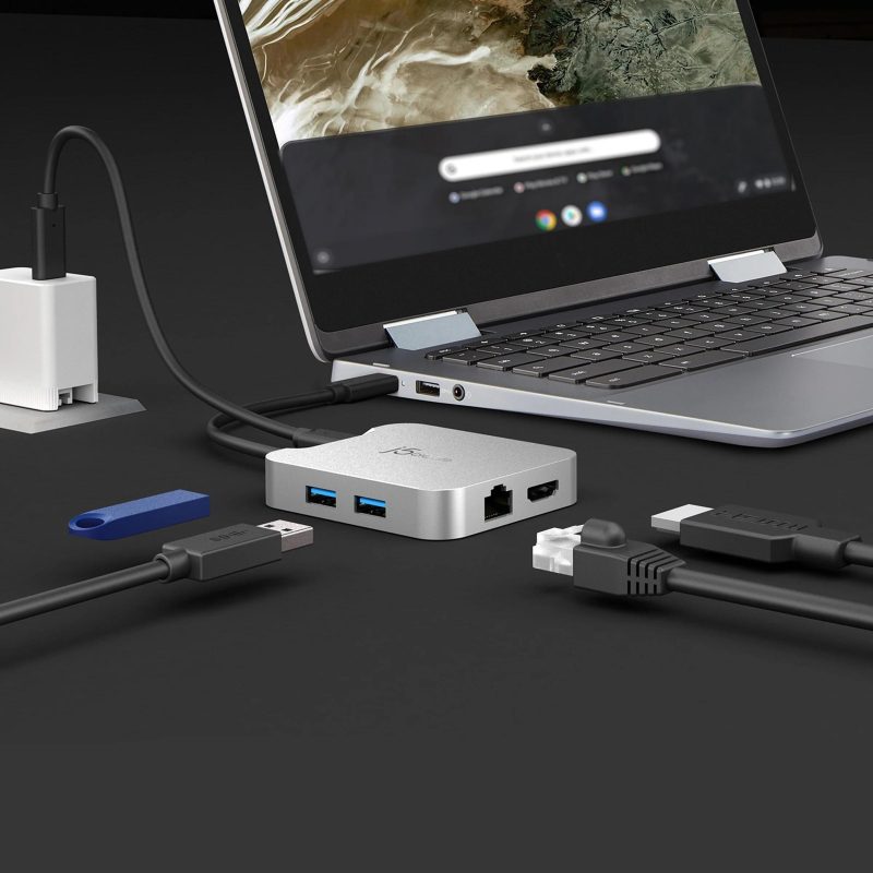 Докинг станция j5create JCD391 4K60 Elite USB-C PD, USB-A, HDMI, RJ-45 - Image 8