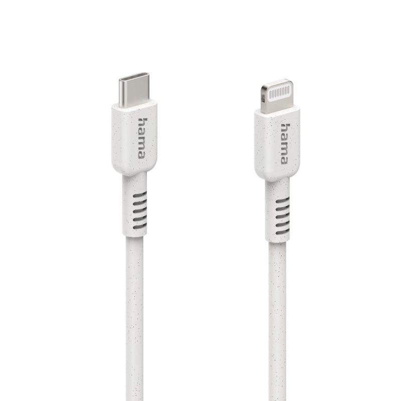 Кабел за зареждане HAMA "Eco", USB-C - Lightning, 1 м, 187284 - Image 2