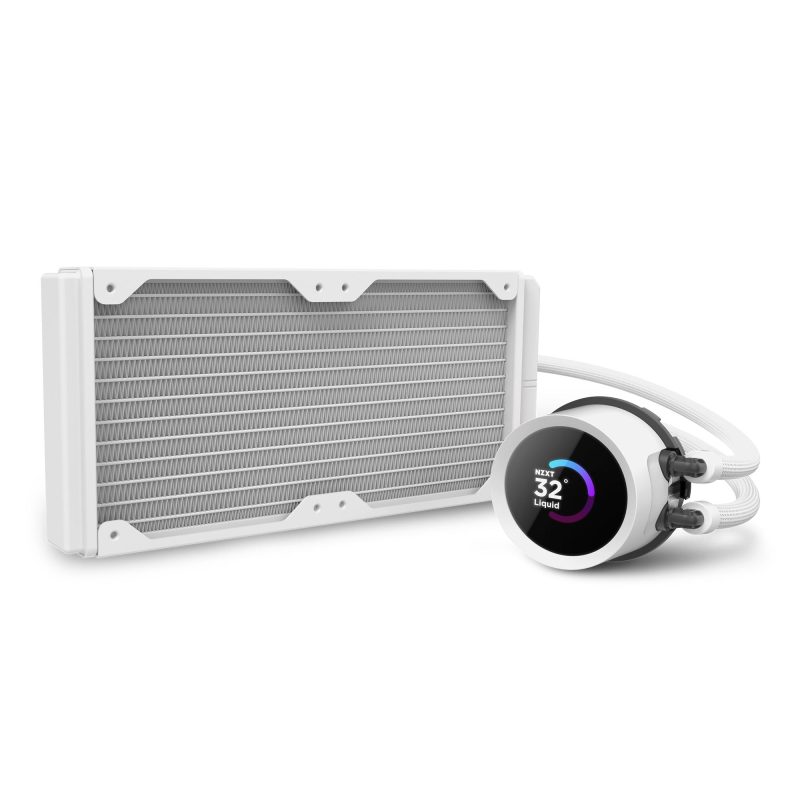Охладител за процесор NZXT Kraken 240 RGB White, LCD Display - Image 14