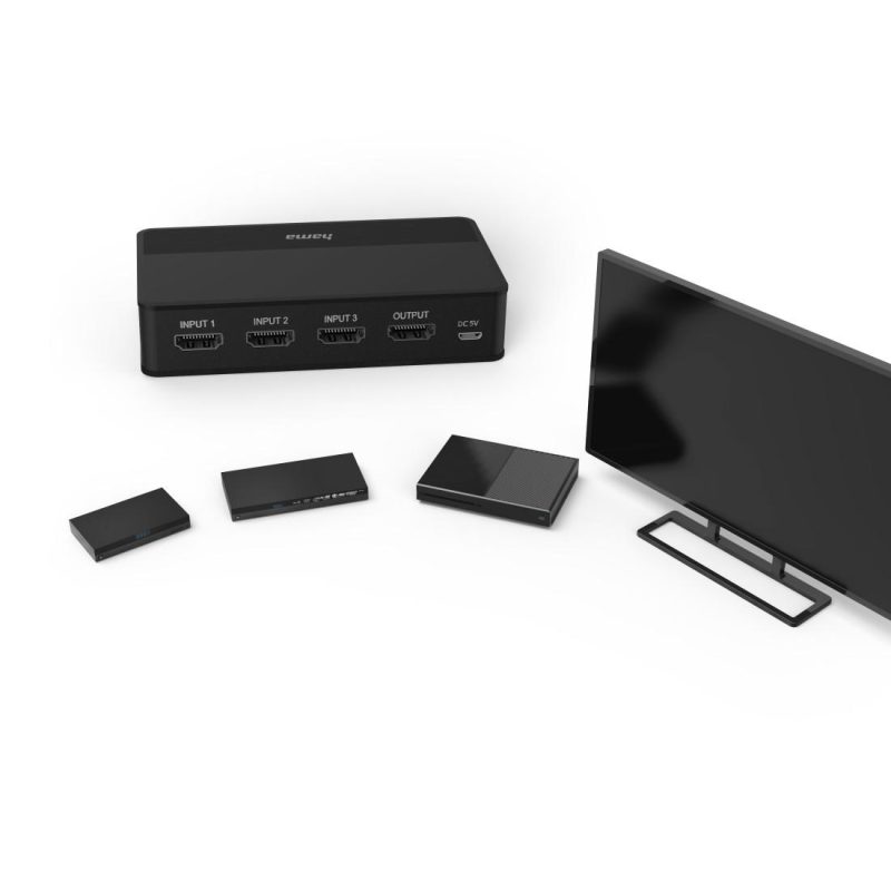 Превключвател / суич HAMA 4K-HDMI™ 3x1, 121770 - Image 5