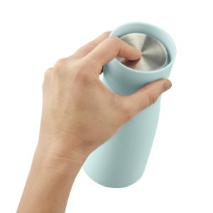 Термо чаша Xavax To Go, 400 ml, Изолирана, Отвор за напитки, Пастелно синьо - Image 5