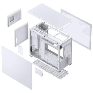 Кутия Jonsbo D31 Mesh Screen TG, mATX, Бял - Image 9