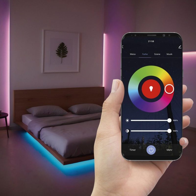 HAMA Неонова LED лента, RGB, WLAN, външна IP44, 176634 - Image 16