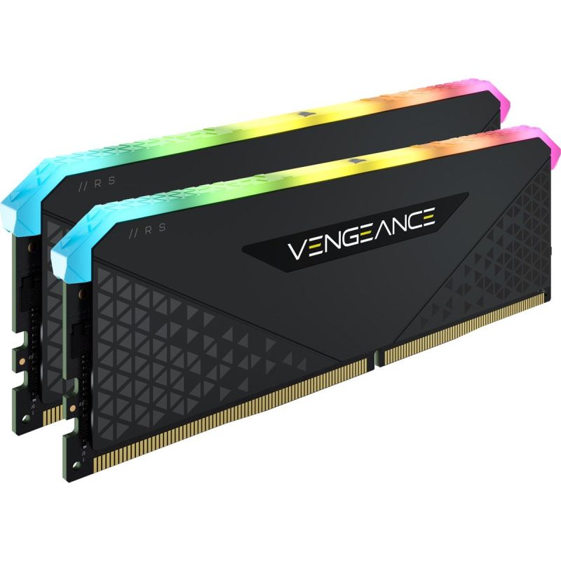 Памет Corsair Vengeance RS RGB Black 16GB(2x8GB) DDR4 3200MHz CMG16GX4M2E3200C16 - Image 2