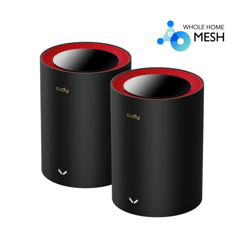 Безжична MESH система Cudy M3000, 2 броя, AX3000 Dual Band, 2.4/5 GHz, 574 -  2402 Mbps - Image 2